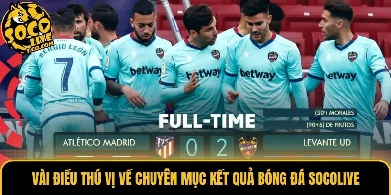 Vài điều thú vị về chuyên mục kết quả bóng đá Socolive 